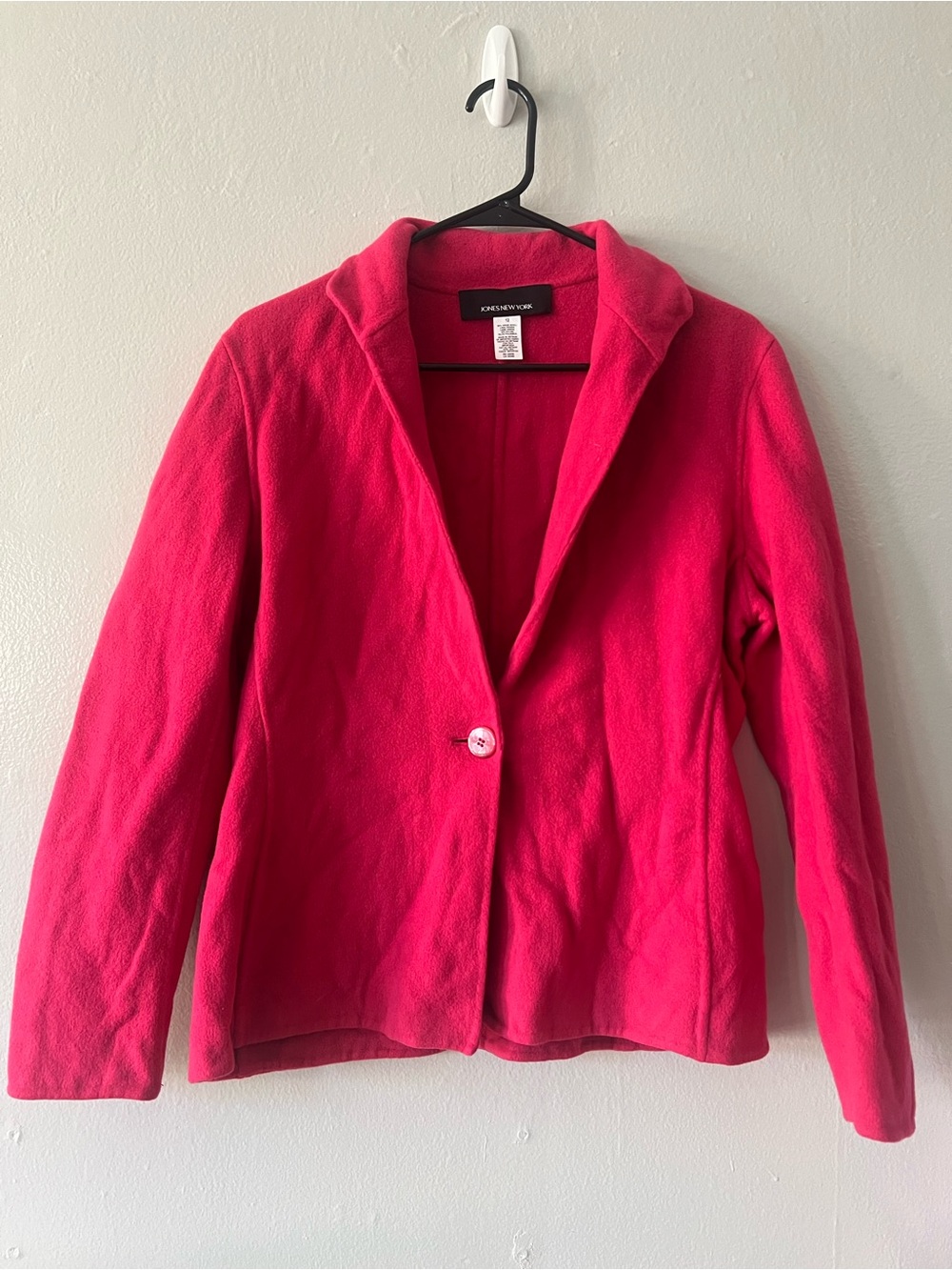 Vintage Jones New York Pink Women's Blazer Jacket